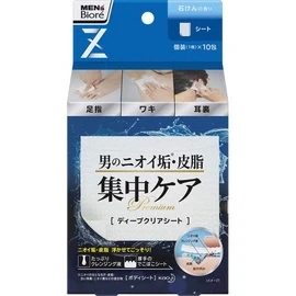 Men's Biore Z Deep Clear Sheet, Soap Scent, Pack of 10, Other Body