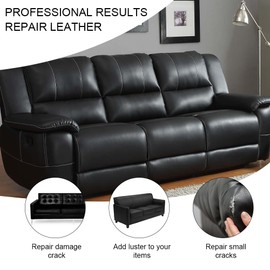 Cutiolly Leather Repair Set, Leather Repair Cream, Leather Restorer, Liquid Leather Repair, Vinyl Upholstery Repair Kit, Sofa Leather Repair, Leather Repair Kits for Car Seats, Sofas