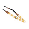 Ukulele Strap Cotton Adjustable Grid Pattern Hole Free Installation Belt
