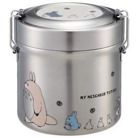 Skater STLB1AG-A Thermal Lunch Box, My Neighbor Totoro, March, 20.3 fl oz (600 ml), Bowl Shape, Antibacterial, Vacuum, Stainless Steel