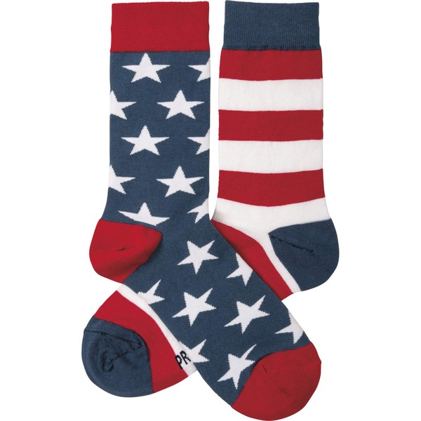 Primitives by Kathy Socks - Stars & Stripes, Unisex, One