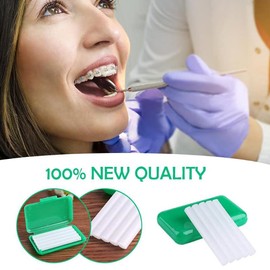 1 Pack Dental Oral Care Orthodontics Wax Dental Relief Wax with Fruit Flavor Suitable for Brace Wearers Flavored Gum Protection