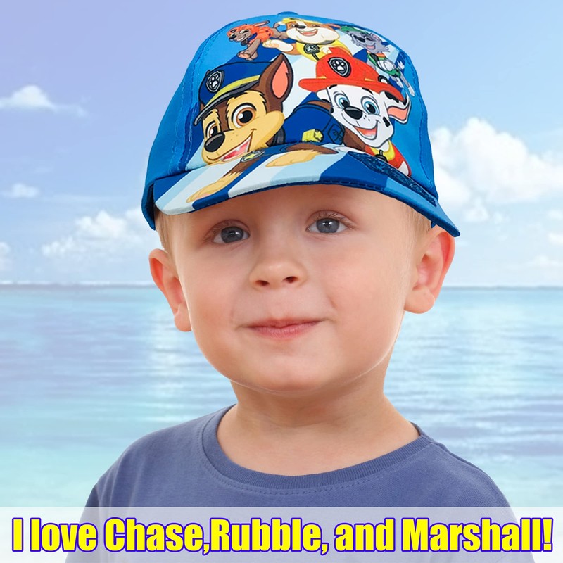 Nickelodeon Chase Marshal and Rubble Blue Boys Baseball Cap -