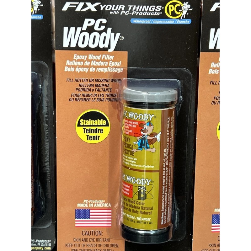 FILLR PC-Woody Wood Epoxy Paste 1.5oz (3-Pack) Permanent Repair –