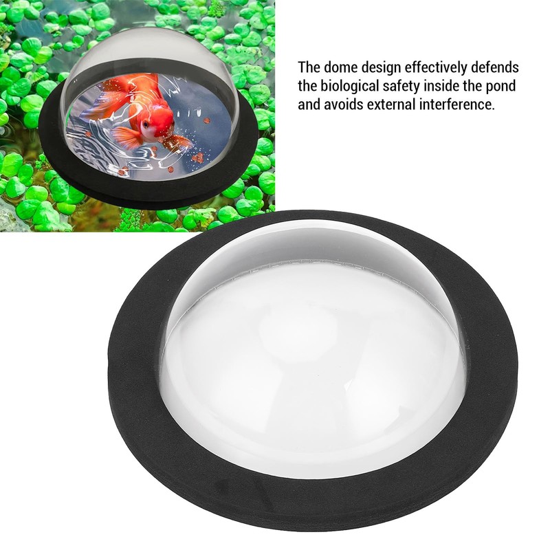 Fockety Pond Fish Dome Heavy Duty Plastic Dome Clear Design