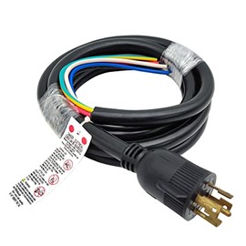 Parkworld 78882 NEMA L21-30 Plug Twist Lock Male with Power Cord (L21-30P, 8FT)