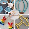 3Pcs DIY Crafts French Knitter Set Cute Unique Wooden Crochet
