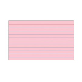 C-Line 3” x 5” Index Cards, Assorted Colors, Ruled, 100/PK (48810)