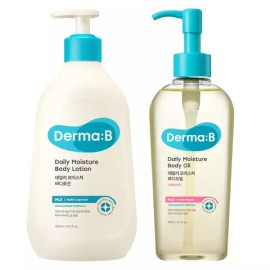 DermaBi 더마비 바디오일 200ml (프레쉬피치) + 데일리 바디로션 400ml DermaBee Body Oil 200ml (Fresh Peach) + Daily Body Lotion 400ml [Body Oil 200ml + Daily Body Lotion 400ml]