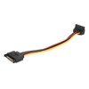 10 Pack SATA Cables 15 Pin 90 Degree Male to