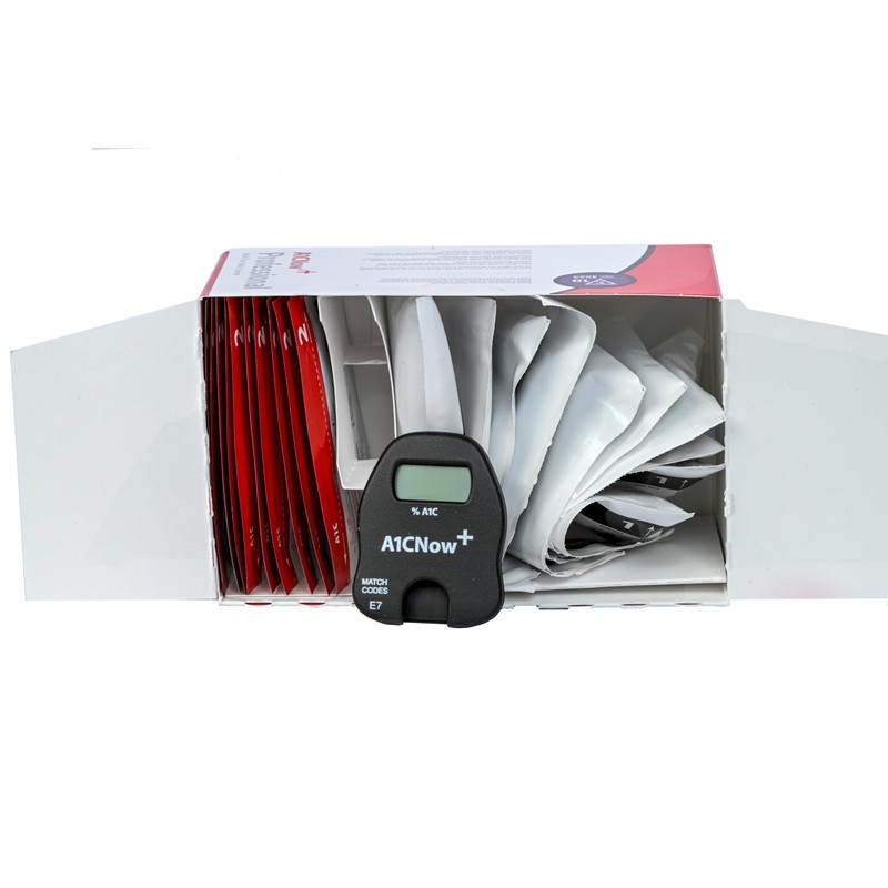 A1CNow+, Hba1c Blood Monitor w/ Sampler, 10 Test Kit