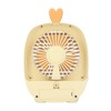 Small Desk Fan 3 Speed Mode Humidifier Function USB Charge