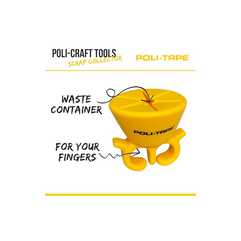 Poli-craft Tools Scrap Collector - Small and Practical Finger Waste