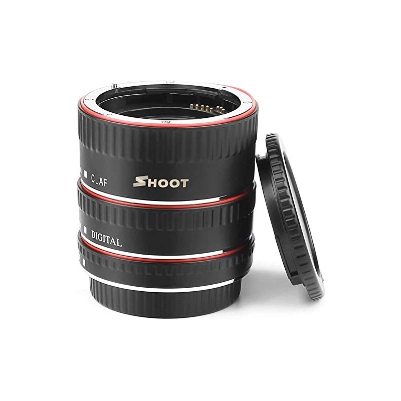 SHOOT XT-364 Auto Focus AF Macro Extension Ring Kit Compatible