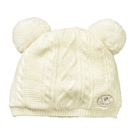 Miki House Knit Hat, Knit Hat, Cable Knitting Hat, Hood, Plain, Made in Japan, Boys, Girls, Baby, Kids, Baby Clothes, Children's Clothes, Children's Clothes, Free (17.3 - 18.9 inches (44 - 48 cm),