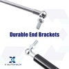 X AUTOHAUX 2pcs 17inch 90lbs Lift Supports Gas Struts Springs