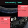 PINCTROT Steering Wheel Cover Great Grip with 3D Honeycomb Anti-Slip