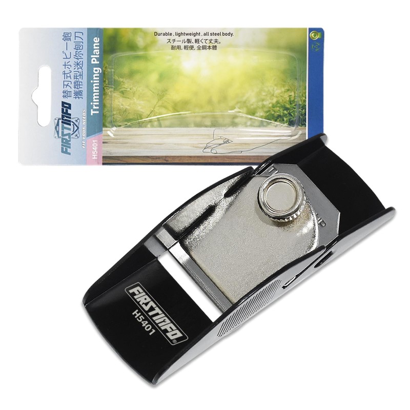 FIRSTINFO Mini Hand Plane Small Lightweight Steel Body Trimming Plane