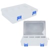 3Pcs Transparent Parts Box Removable Separate Grid Hardware Tools Organizer