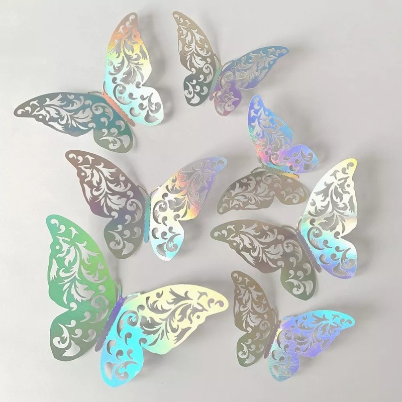Dolores 36pcs Mariposas Decorativas Pared 3d Fiestas Adorno Pegatina