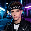 3 Pcs Y2K Grommet Headband, Punk Grunge Studded Hair Accessories