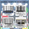 BTFO Trampoline Soccer Game Set with Light Strip, Football Moving