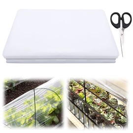 Greenhouse Film Polyethylene Film Transparent 2 x 3 m Extra Thick Tear-Resistant Garden Film Made of Polyethylene, Greenhouse Film Tunnel Film Tomato House Film