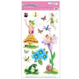 Beistle Fairies & Flowers Peel 'N Place
