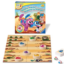 Ravensburger 20950 – Tempo, Little Rattlesnake! – The Fun Board Game for Children from 4 Years, for All Fans including Tempo Little Snail