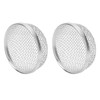 2Pcs RV Furnace Vent 2.8in Round Stainless Steel Flying Bug