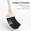 Broom with Dustpan Combo Set 54” Long Handle Household Dust