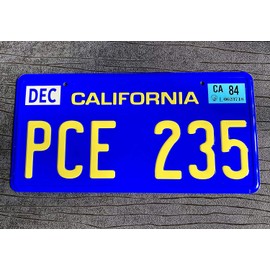 Super6props Billy Hargroves 1978 Chevy Camaro Z28 prop License Plate Embossed on Aluminium 300mm x 150mm