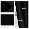 PONY DANCE Blackout Curtains 72 inch Long - Solid Rod