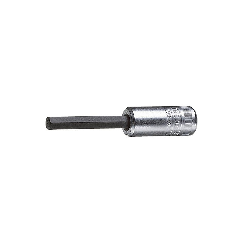 Gedore Screwdriver bit Socket 3/8 "Long, hex 5 mm Cable