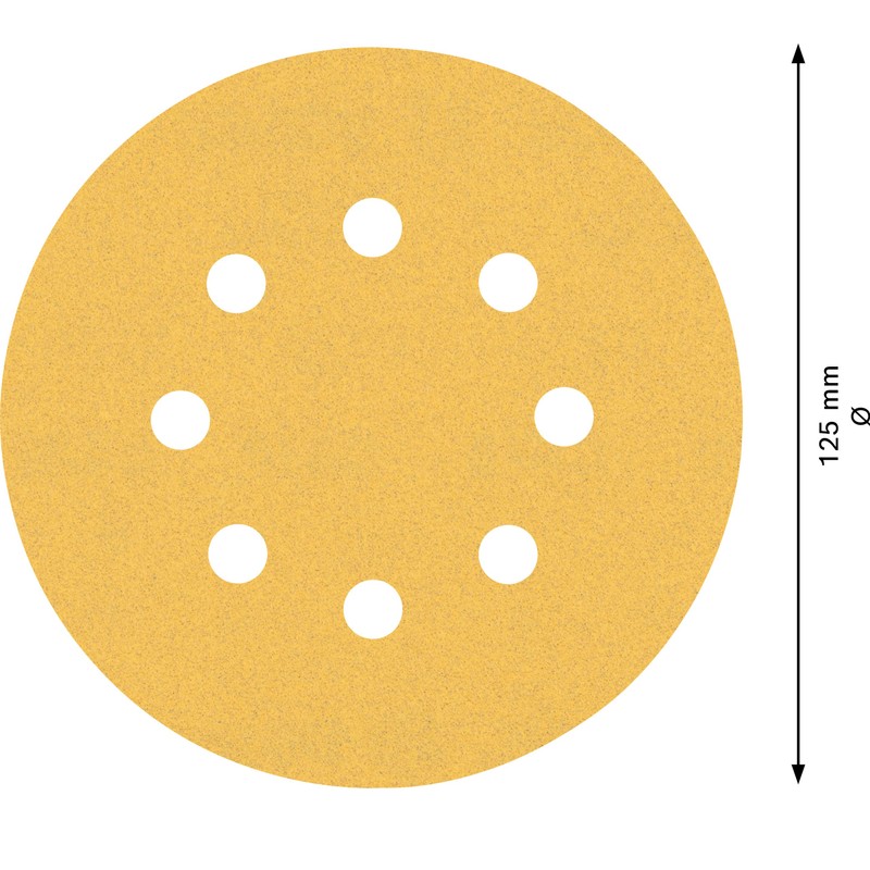 Bosch Professional 5x Expert C470 Sandpaper (for Hardwood, Paint on