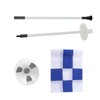 Golf Flagpole Portable 3 Feet Golf Flag Pole Flag Hole