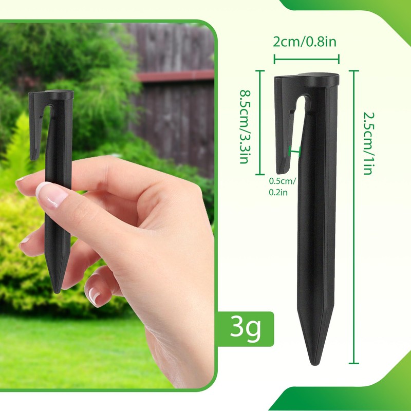 Pack of 200 Pegs for Robotic Lawnmower Cable Lawn Robot