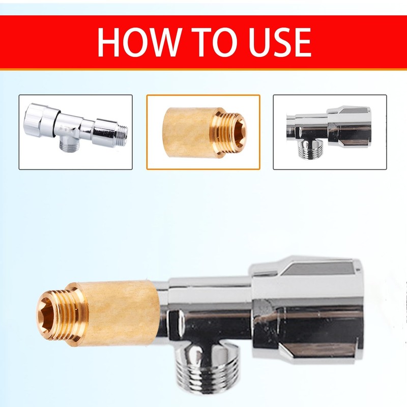 Tap Extension G1/2 Inch x 30 mm, Pack of 2