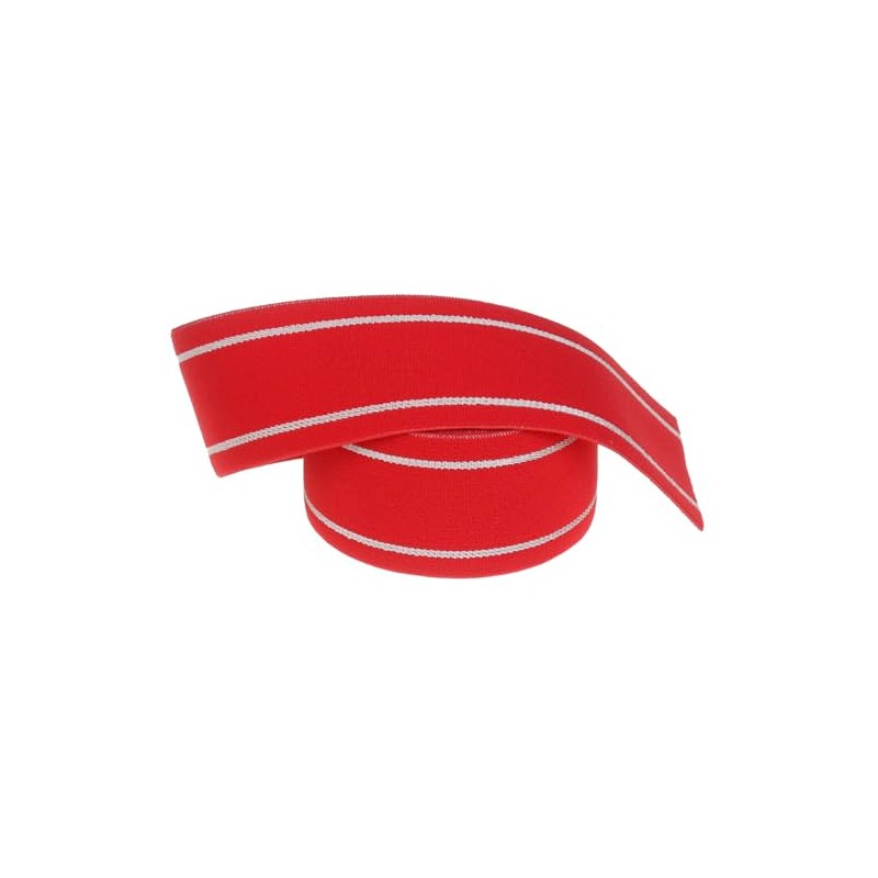 COTOWIN Nylon elástico suave (rojo, 1.5 pulgadas)