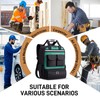 Tool Backpack for Men 18 Inch Heavy Duty Waterproof Multiple