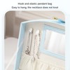 Travel Jewelry Case Portable 2 Layers PU Leather Jewelry Storage
