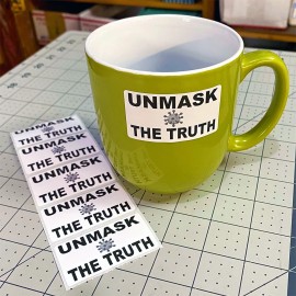 StickerX UNMASK THE TRUTH! Sticker Action Pack 25-250 Resist Government Liberty Freedom - 50 Pack