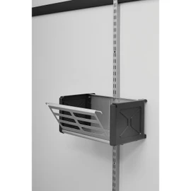 Rubbermaid FastTrack Rail Access Bin Garage Organization Bin for Sports Equipment/Gardening Supplies/Shed/Home/Garage/Item Storage