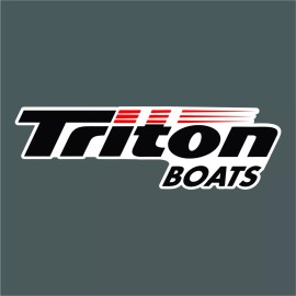 JB Company 700-107 8" Triton Decal Sticker for Truck, RV, Boat, and More!