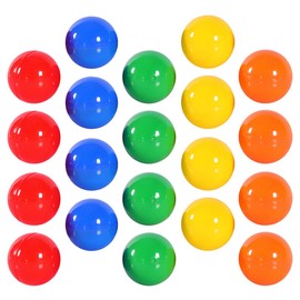 Zerodeko 50 Pcs Bola De Loteria Pelota De Pong De Plastico Bolas De Loteria De Juego De Pong Bolas De Juego De Bingo La Noche Teléfono Afortunado Bola De Campana Niño El Plastico