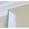 ProDec 110cm x 25m Pre-Masked Polythene Dust Sheet Roll, Dustproof