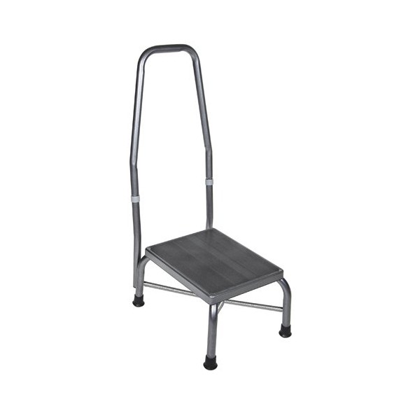 Drive Medical Foot Stool with Rail, 10.22 Pound