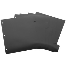 5 Sheets tag labels binders binder clips binder paper dividers binder page 3 rings binder dividers 3 rings paper dividers binder paper protector abs a4 Organizer notebook