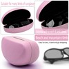 BVYA Large Hard Sunglasses Case with Pouch & Microfiber cloth