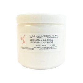 Farmacias PARIS |Cold Cream con Aceite de Almendras y Colágeno 500 gr | Crema Humectante Antienvejecimiento, Antiarrugas, Mejora elasticidad, Protege 